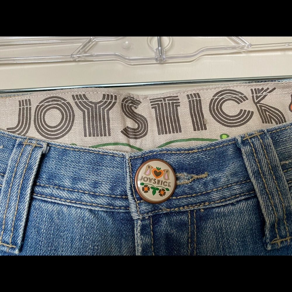 Boho vintage jeans, hand embroidered